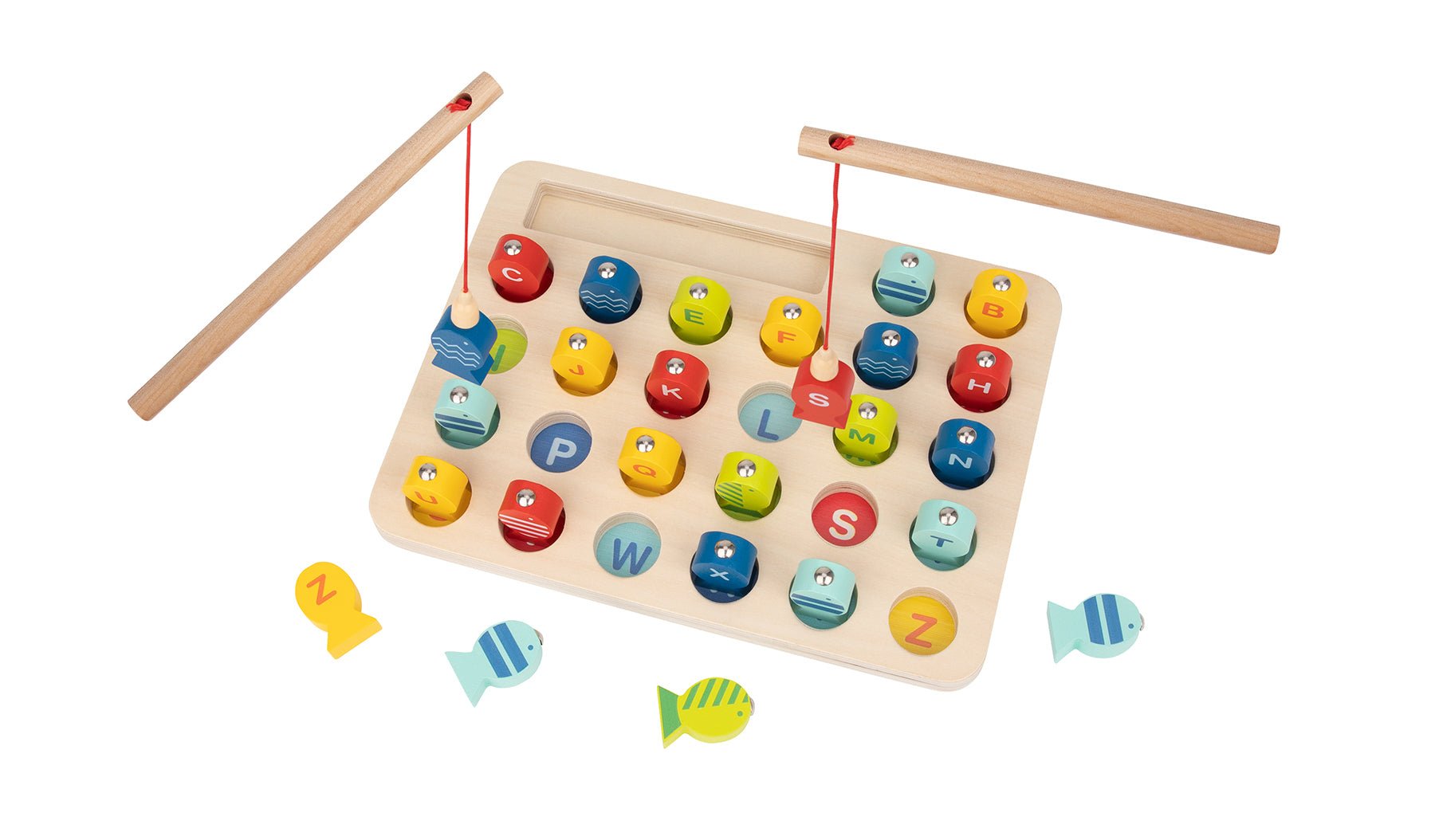 MAGNETIC FISHING GAME WITH ALPHABET - Bamboo Sprout